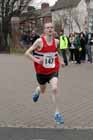 Scott Ellis (NSP) finishing the Wallsend Harriers Terry O'Gara Memorial 5k Road Race.